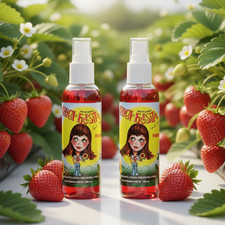 2X LA CHICA FRESITA Air Freshener Spray Liquido/Liquid 130 MI Strawberry picture