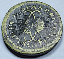 Antique 1600's 1 Reales Weight Spanish Colonial Scale Counterweight Pirate Coin picture