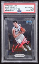 Nikola Vucevic Signed 2012 Panini Prizm #267 RC (PSA picture