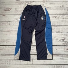 Vintage Reebok Dallas Mavericks Pants Mens Large NBA Warm Up Sweatpants Y2K picture