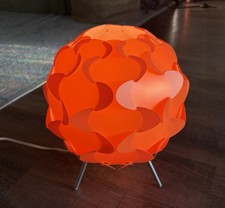 Vintage IKEA Fillsta Lamp Orange Origami Design Gunner Jensen picture