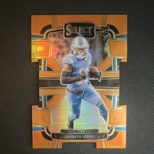 Panini 2023 Select Jahmyr Gibbs RC Orange Prizm Die-Cut #34 Lions /499 picture