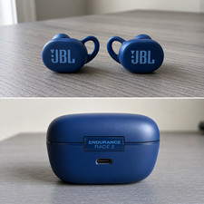 JBL Replacement Endurance Race 2 Earbud Right /Left Side / Charging Case Blue picture