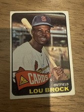 1965 Topps Set-Break #540 Lou Brock EX picture