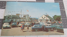 1957 Mount Washington Dockside Wolfeboro (Oldsmobile Vista Cruiser) Postcard picture