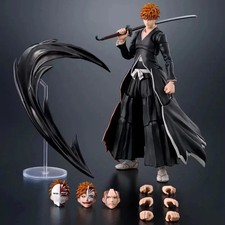 SHF Bleach Ichigo Kurosaki Getsuga Tensho Action Figure Bandai Spirits Anime Toy picture