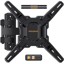 Perlegear Full Motion TV Mount for Most 26–65 inch 26-65 TVs, Black picture