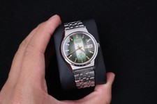 [SERVICED] Rare Vintage 1973 Seiko Lord Matic Emerald Green 23 Jewels 5606-7310 picture