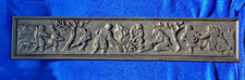 Antique  cast iron bas-relief  over fire plate, Fireplace Decor picture