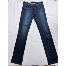 AG Adriano Goldschmied The Harper Essential Straight Dark Wash Jeans Sz 27 picture