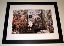Framed CBGB OMFUG NYC 1980's PUNK BATHROOM Poster 23