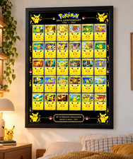 Retro Trading Card Artwork Poster,Yellow Creature Wall Art Print Not a Card Disp picture