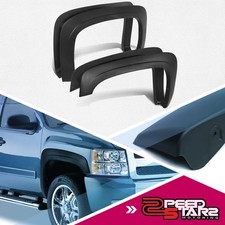 4PCS OE STYLE WHEEL FENDER FLARES SET FOR 2007-2014 CHEVY SILVERADO FLEETSIDE picture