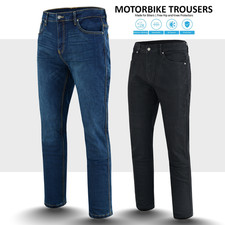Men's Motorcycle Jeans with Removable Armours Aramid Protective Lining Pants picture