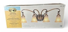 New Hampton Bay Caffe Patina 4 Light Vanity Fixture **Read Description** picture