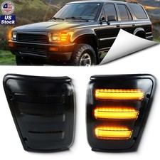 Front Cornering Smoked Parking Light For Toyota Pickup Truck 4WD 1989-91 4Runner picture