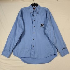 North Carolina Tar Heels Shirt Men Large Blue Three Square by Royce Apparel NCAA picture