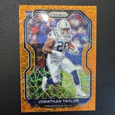 2020 Panini Prizm JONATHAN TAYLOR Orange Lazer Prizm #332 RC picture