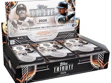 MLB PYT MD #085 - 1x 2026 Topps Tribute Baseball Hobby & 1x Topps Chrome Hobby picture