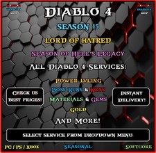 ✨Diablo 4✨Season 15✨All Diablo 4 Boost✨Power LVL & Runes & Mats & Boss Runs✨ picture