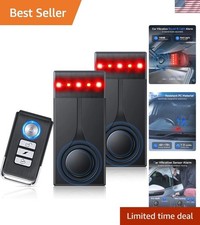 Magnetic Install 108dB Car Alarm System - Remote Controlled Anti-Theft Device picture