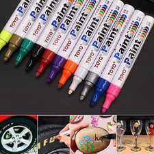 11 Pcs TOYO Oil Based Paint Pen,  Waterproof Marker Car Tire Pen picture