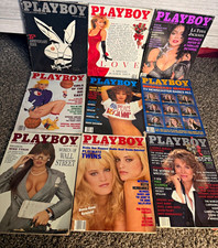 Playboy Magazine 1989 Lot of 8 Jan-Feb-Mar-Apr-May Collector's Edition picture