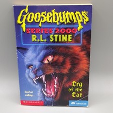 Cry of the Cat Goosebumps Series 2000 Book #1 with INSERT 1st Print RL Stine picture
