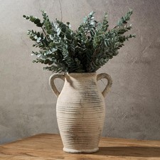 Emotionally Grounded Vase, Vaseking Large Ceramic Rustic Vase 2 Handles, 9.8 picture