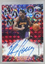 Robert Horry 2025 Topps Chrome Update Red Geometric Havoc Marks Auto 3/5 SSP picture