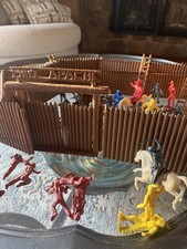 Vintage Marx Fort Apache Stockade No Box Not Complete picture
