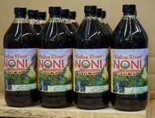 100% PURE HAWAIIAN WAILUA RIVER NONI JUICE Certified Organic: 12 Quart Bottles picture
