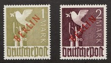 1948 Germany Berlin Sc# 9N33-34 - Dove Reaching for Peace - MNH Cv$587 picture