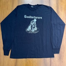 Vtg 90s Genitorturers Shirt XL Screen Stars Best 50/50 Long Sleeve Industrial picture