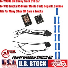Power Window Switch Kit Wire Pigtail Connector W/Switch for 1980s GM Chevy Truck picture