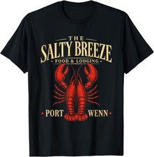 Salty Breeze Port Wenn Lobster Coastal Inn Nautical Humor T-Shirt picture