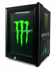 MyCooler fridge Monster Energy 24-Can Mini Fridge Glass Door LED Lock picture