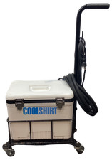 COOLSHIRT SYSTEM PORTABLE COOLER W/ CONNECTION HOSE & TRANSPORT CART picture