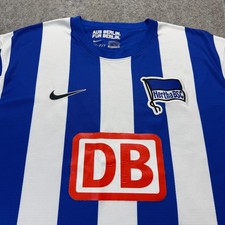 Hertha BSC Nike Soccer Jersey Men 2XL XXL Blue White 2012-13 Home Kit picture