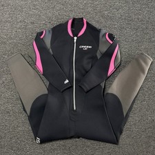 Cressi LEI 2.5 MM Black Front Zip Full Body Diving Surf Wetsuit Sz XL/5 Women’s picture
