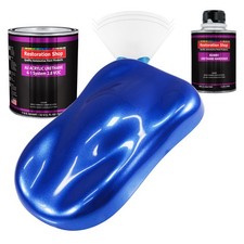 Restoration Shop Cobalt Blue Firemist Acrylic Urethane Quart Kit Auto Paint picture