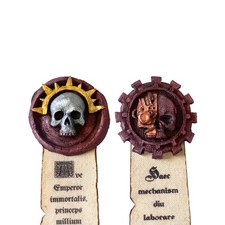 Set of Two Purity Seals /Crown Skull, Mechanic/ Magnet - Cosplay Accessory picture