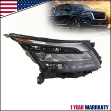 Fit For Nissan Pathfinder 2023-2025 Black Bezel LED Headlight Passenger/Right picture