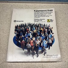Vintage 1979-80 Kalamazoo Michigan Bell System Telephone Directory Yellow Pages picture