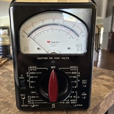 Vintage Triplett Model 630-A..tested working MO picture