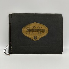 VINTAGE Rothenburg Germany Book 1928 Photo Album Art Prints Love Letters WWII picture