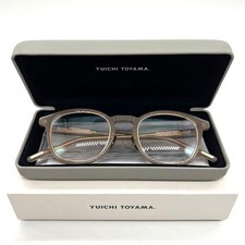 YUICHI TOYAMA U-121 COL07 Glasses Gray Brown Unisex No Rx picture