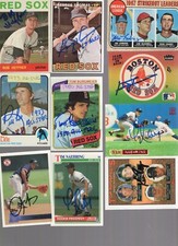Autographed Red Sox 1960's 1970's 1980's 1990's lower price #2 25% off after 4 picture