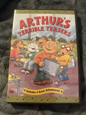 Arthur's Terrible Teasers - 3 Great Adventures PBS Kids (DVD, 2004) LIKE NEW Oop picture