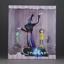 Replica Model 2008 NECA CORALINE NEW Set Mr Bobinsky Ghost Boy Cat Action Figure picture